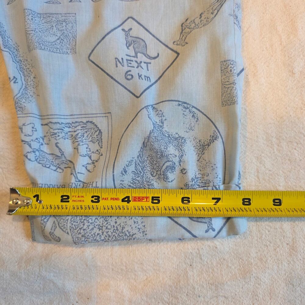Vintage Carriage Court Australia All Over Print Novelty Jumpsuit Capri Medium - Picture 6 of 7